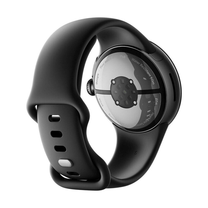 Google Pixel Watch 2 41mm LTE Black (Matte Black) with Black (Obsidian) Sport Band, Refurbished - Very Good Condition
