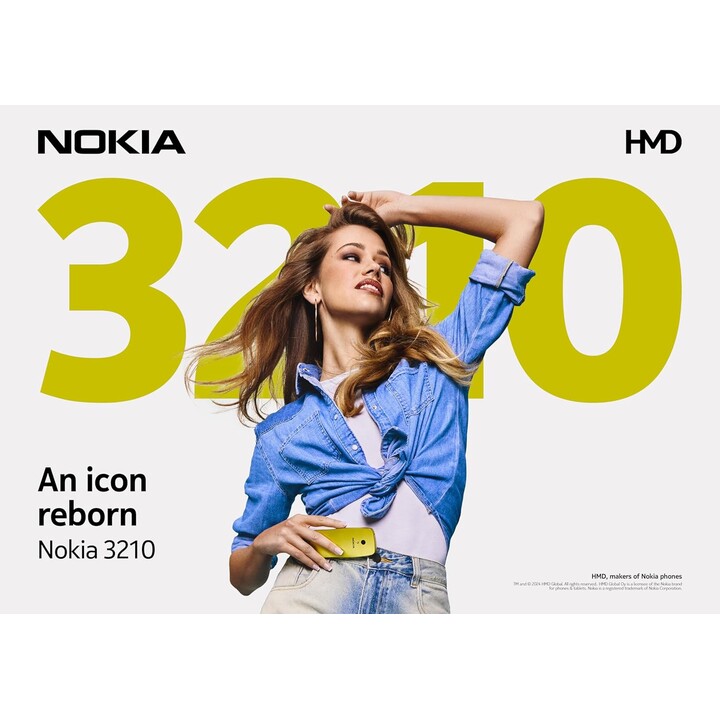 Nokia 3210 4G 2024 32Go Dual Sim Y2K Or