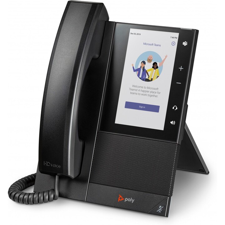 POLY CCX 505 Business Media Phone per Microsoft Teams e telefono IP abilitato PoE Nero 24 linee LCD Wi-Fi