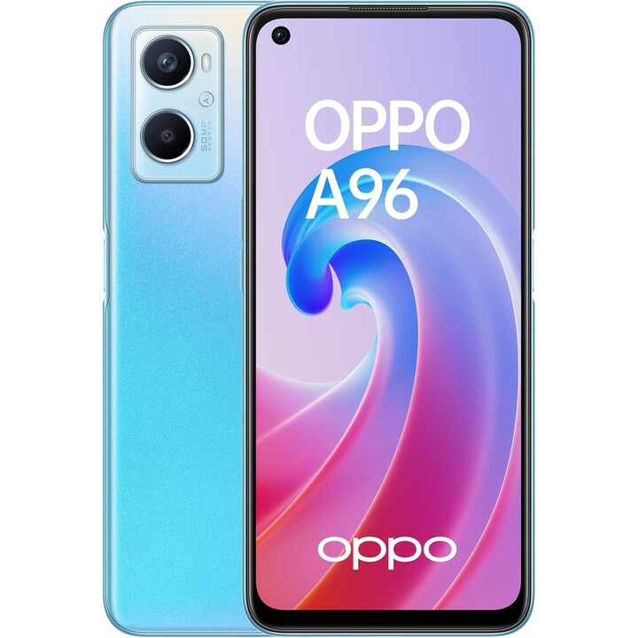 OPPO A96 4G 8GB 128GB Dual Sim Sunset Blue Remis à neuf