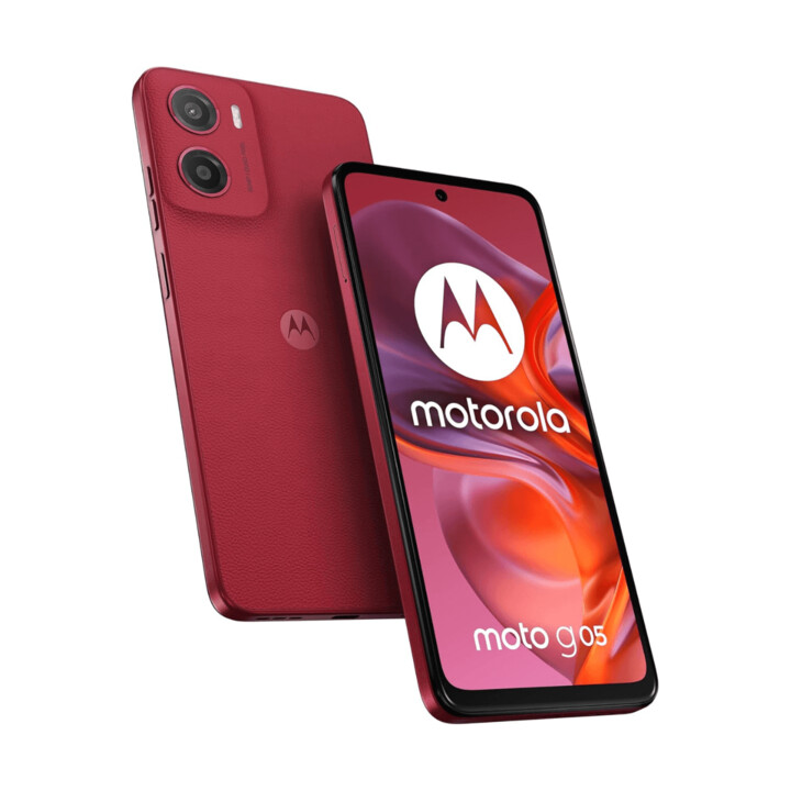 Motorola Moto G05 4G 4 GB/128 GB Rosso (Plum Red) Dual SIM Ricondizionato - Ottimo stato