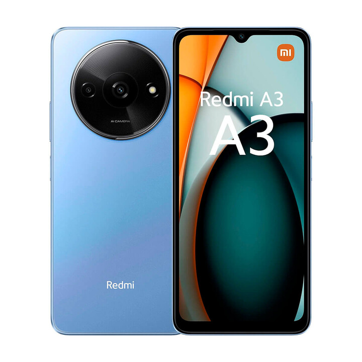 Xiaomi Redmi A3 3 GB/64 GB Blau (Star Blue) Dual-SIM, generalüberholt – Zustand: Sehr gut
