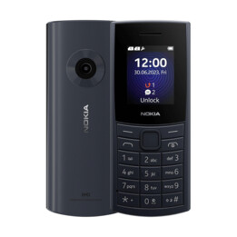 Nokia 110 4G (2024) Bleu (Midnight Blue) Double SIM TA-1661 Remis à neuf - État acceptable