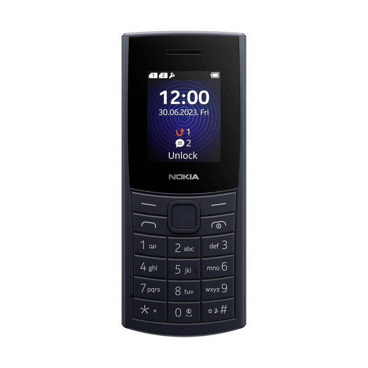 Nokia 110 4G (2024) Blu (Midnight Blue) Dual SIM TA-1661 Ricondizionato - Condizioni accettabili