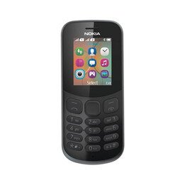 Nokia 130 (2017) Preto, Dual SIM, Recondicionado - Excelente