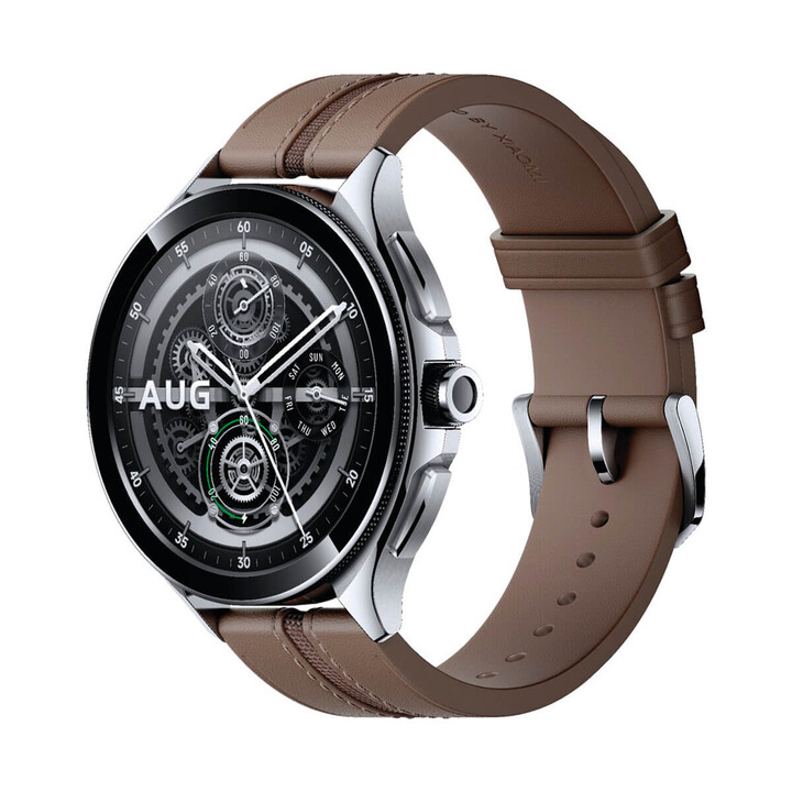 Xiaomi Watch 2 Pro Bluetooth Argento Acciaio con Cinturino in Pelle Marrone Ricondizionato - Come Nuovo