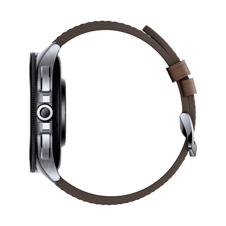 Xiaomi Watch 2 Pro Bluetooth Silver Steel with Brown Leather Strap Refurbished - Like New