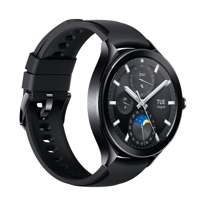 Xiaomi Watch 2 Pro Bluetooth em aço preto com bracelete em fluorocarbono preto, recondicionado - Excelente