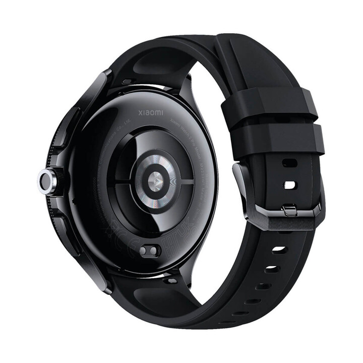 Xiaomi Watch 2 Pro Bluetooth in acciaio nero con cinturino in fluorocarbonio nero, ricondizionato - Ottimo stato