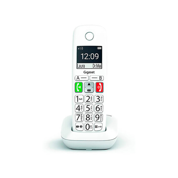 Refurbished Gigaset E290 White DECT Cordless Phone - Like New