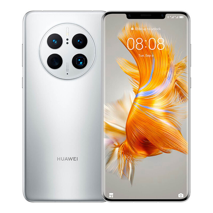 Huawei Mate 50 Pro 8 GB/256 GB Silber (Silver) Dual-SIM DCO-LX9 Generalüberholt – Sehr guter Zustand