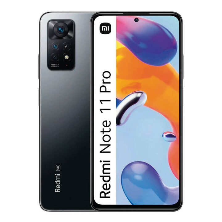 Xiaomi Redmi Note 11 Pro 4G 6 GB/128 GB Grigio (Graphite Gray) Dual SIM Ricondizionato - Ottimo stato