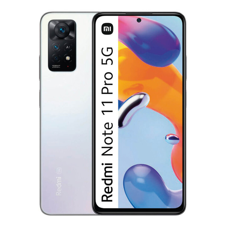 Xiaomi Redmi Note 11 Pro 5G 6 Go/128 Go Blanc (Polar White) Double SIM Reconditionné - Comme neuf