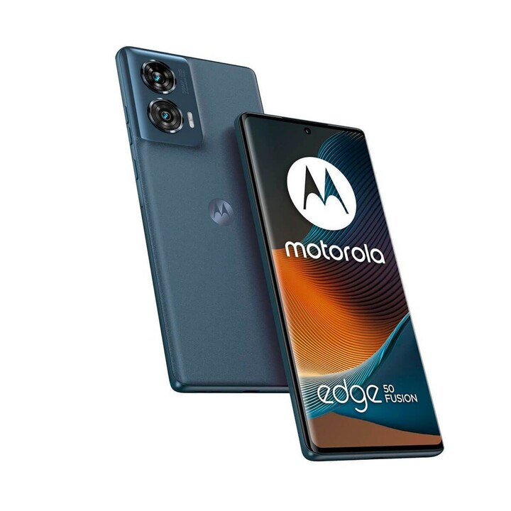 Motorola Edge 50 Fusion 5G 12 GB/256 GB Blau (Forest Blue) XT2429-2 Generalüberholt – Hervorragender Zustand