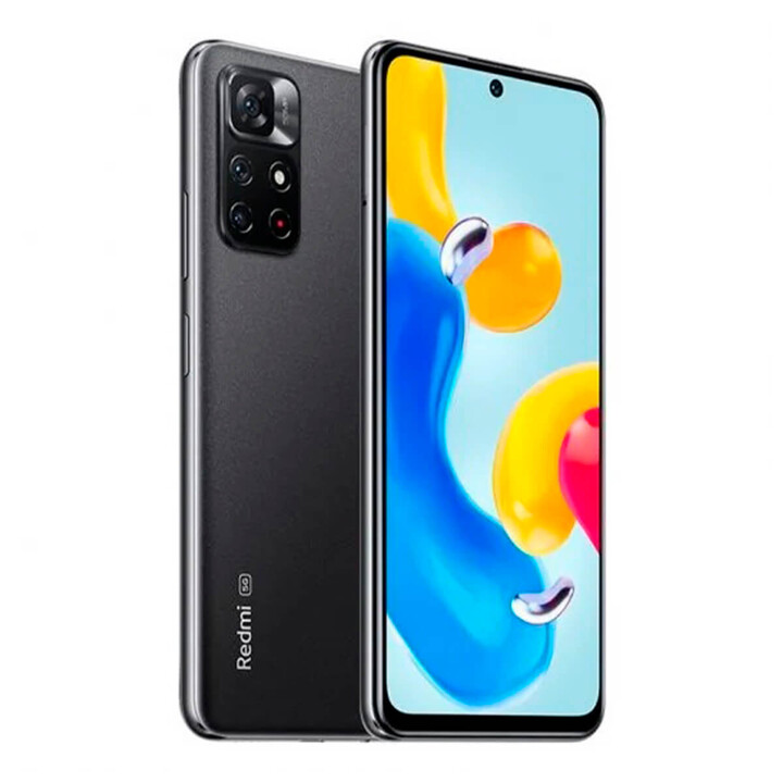 Xiaomi Redmi Note 11S 5G 4 GB/128 GB Schwarz (Midnight Black) Dual-SIM, generalüberholt – Zustand: sehr gut