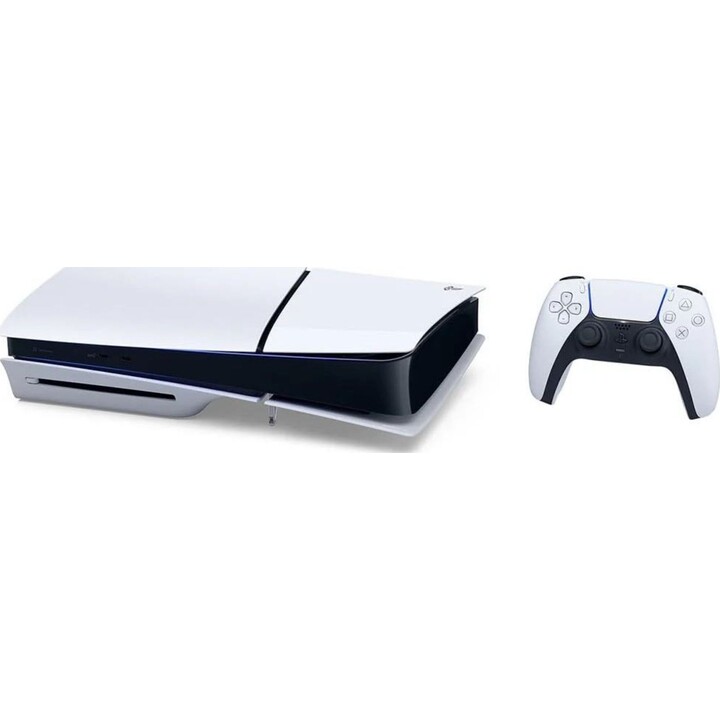 Console PlayStation 5 Slim de Sony, modèle CFI-2016, avec lecteur Blu-ray, 1 To, blanche