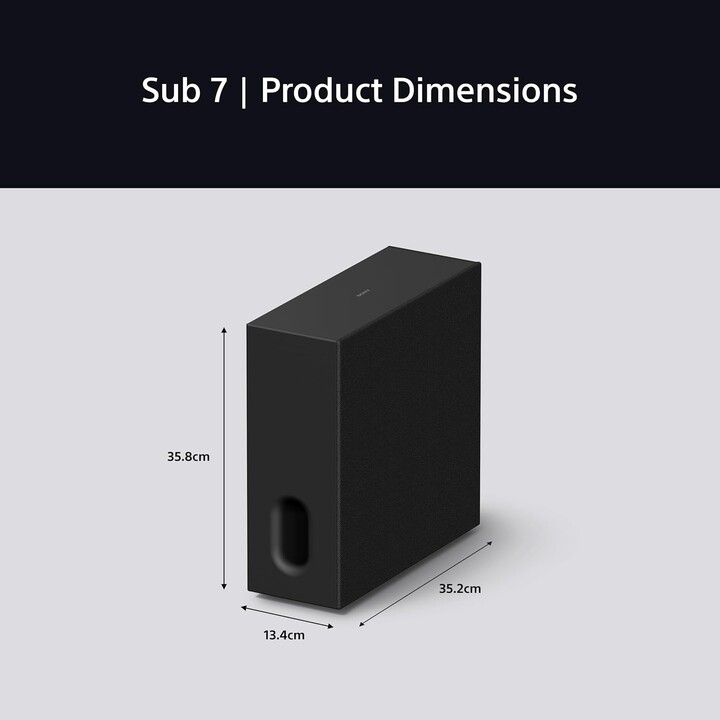 Subwoofer Sony BRAVIA Theatre Sub 7 100W Inalámbrico