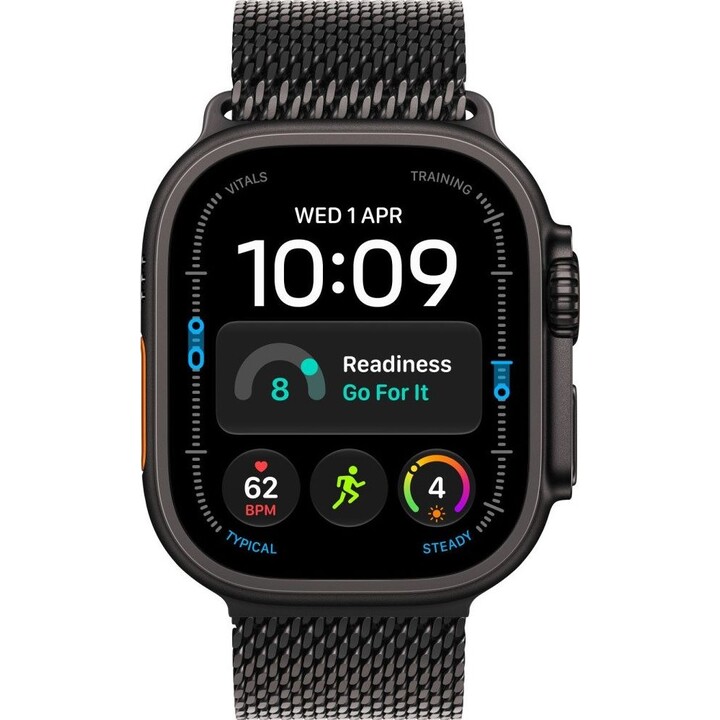 APPLE Black Titanium Milanese Loop 49 mm - Large