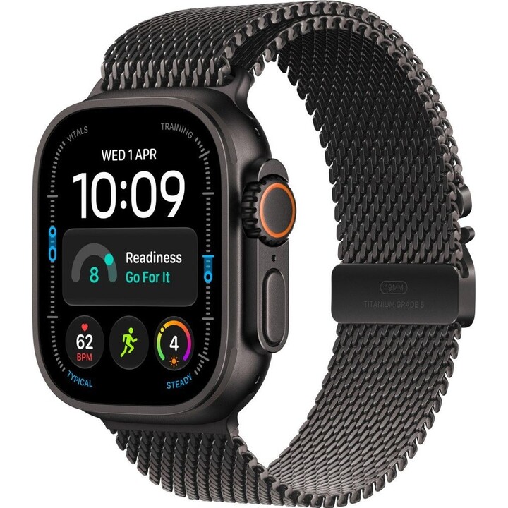 APPLE Loop milanés de titanio negro 49 mm - Large
