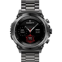 RELOJ INTELIGENTE GARETT ATOM BLACK STEEL