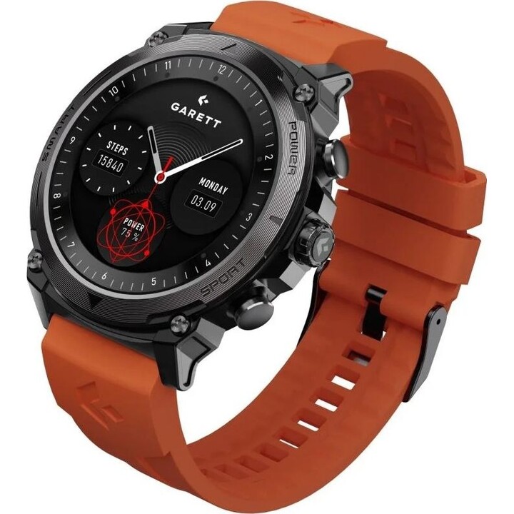GARETT ATOM BLACK STEEL SMARTWATCH