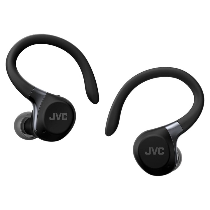 JVC HA-EC75T Wireless Sports Earphones with Active Noise Cancelling, Black