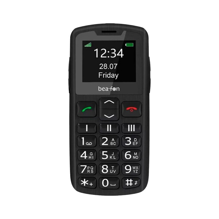 Beafon SL230 LTE 4G Preto - Telemóvel básico 1,8"