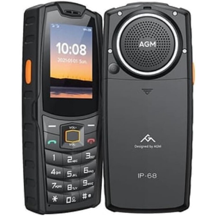 AGM M6 4G 128MB 48MB Dual SIM Preto Reforçado
