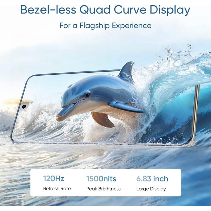 Realme 14 Pro+, 12+512 GB, 6.83 Display, 3rd generation Qualcomm Snapdragon® 7s, 6000 mAh, 6000 mAh, Purple