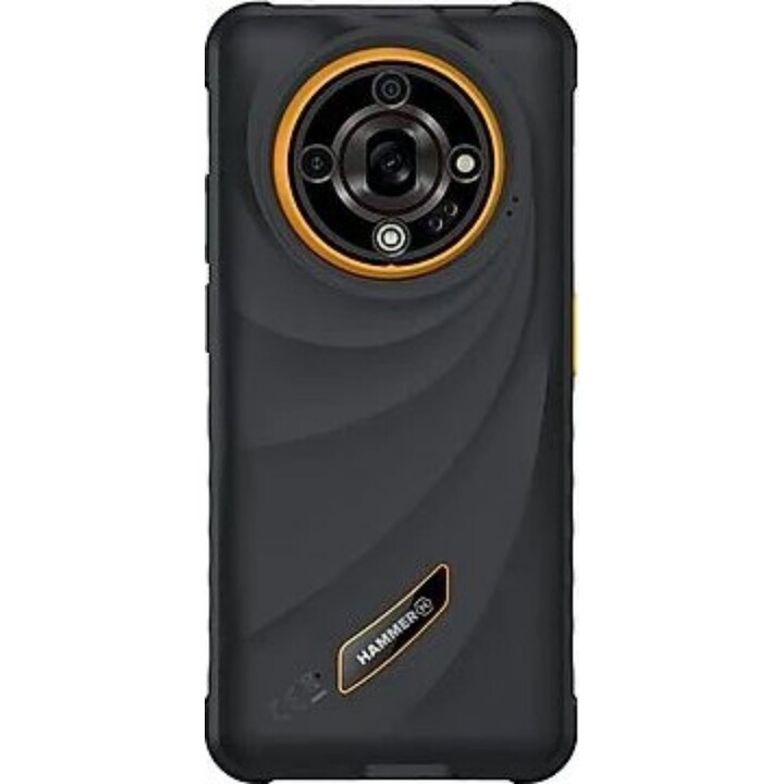 Smartphone HAMMER Iron 8GB 128GB, 6,56" LCD 6050 mAh Nero Arancione