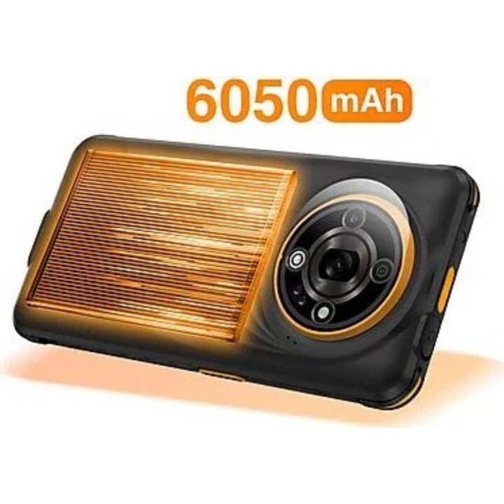Smartphone HAMMER Iron 8GB 128GB, 6,56" LCD 6050 mAh Noir Orange
