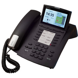 AGFEO ST 45 schwarz - Systemtelefon für ES mit Up0/So, 4,3" Farbdisplay