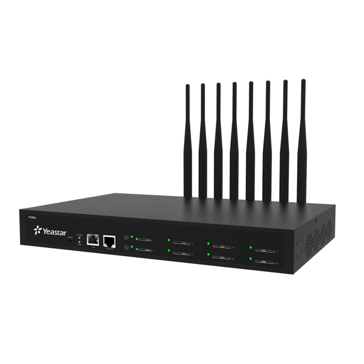 Yeastar Passerelle LTE/4G TG800L 8 canaux