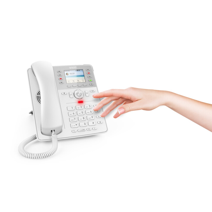 Snom D735 IP Phone with 2.7" Colour Display and Proximity Sensor, White