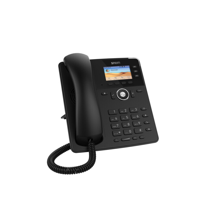 Snom D717 Téléphone IP avec SmartLabel et capteur ambiant