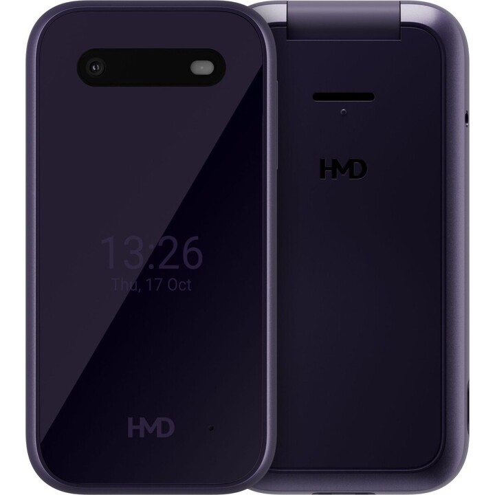 Smartphone Nokia 2660 Flip 4G Dual SIM, colore Twilight Violet