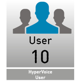 AGFEO HyperVoice 10 User - License for 10 additional users