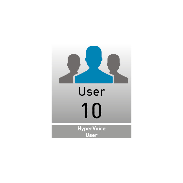 AGFEO HyperVoice 10 User - Licença para 10 utilizadores adicionais