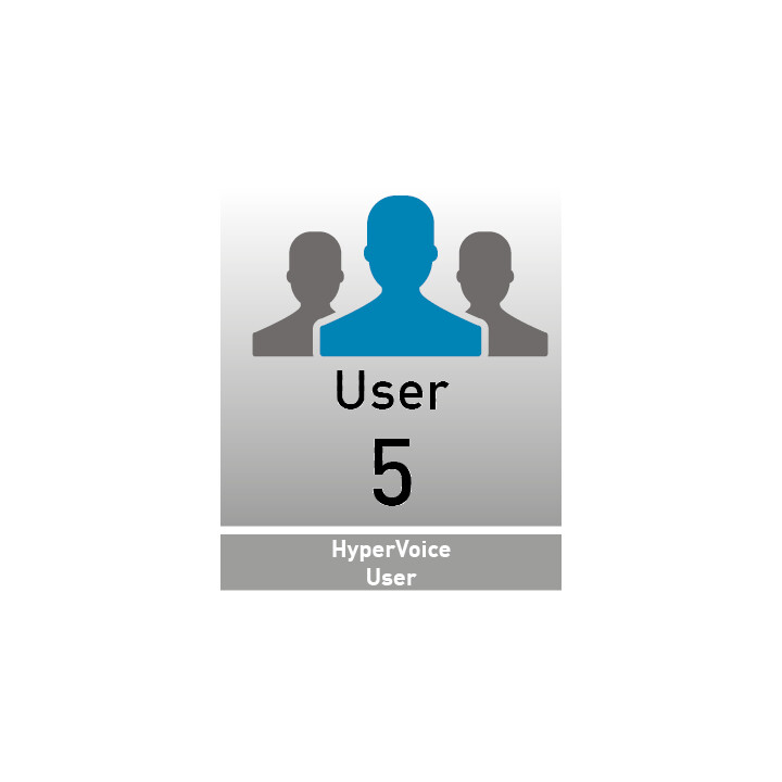 AGFEO HyperVoice 5 User - Licence pour 5 utilisateurs supplémentaires