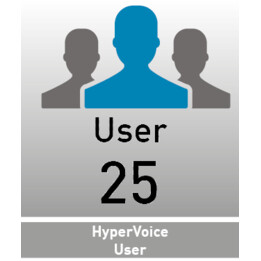 AGFEO HyperVoice 25 User - Licencia de ampliación para 25 usuarios adicionales