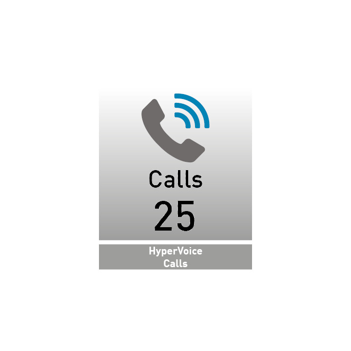 AGFEO HyperVoice 25 Calls - Licença de expansão para 25 chamadas adicionais