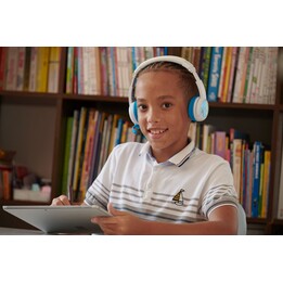 Onanoff Kopfhörer für Kinder Homeschooling Bluetooth Blau