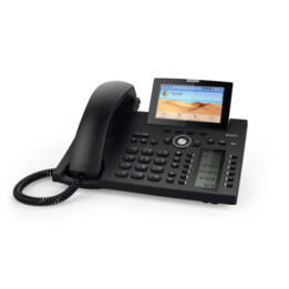 Snom D385 Telefone IP de secretária com ecrã TFT colorido de 4,3" e SmartScreen