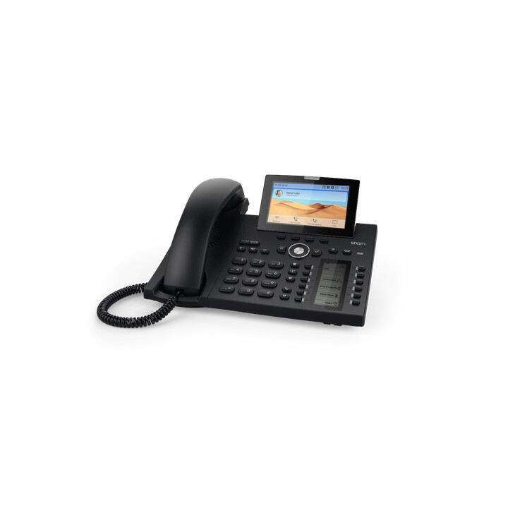 Snom D385 Tischtelefon mit 4,3" TFT-Farbdisplay und SmartScreen