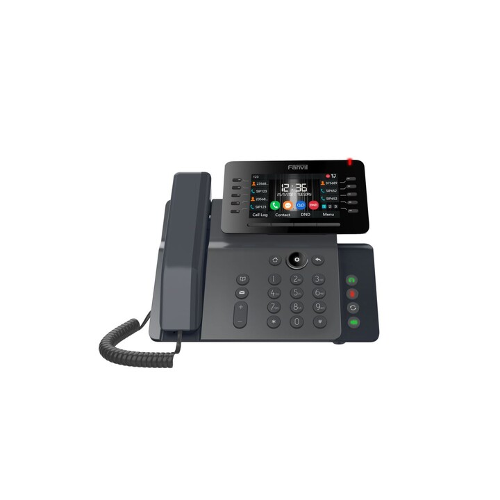 Fanvil V65 Telefone IP Prime Business com ecrã tátil, WiFi, Bluetooth, Gigabit, PoE, USB