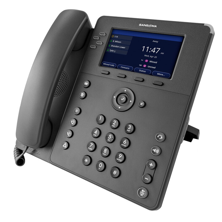 Sangoma Sangoma P320, 4-line, HD Voice, Gigabit Ethernet, 1 x USB, 4.3" IPS color display**packed in cartons of 6 units each. Pa