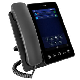 Sangoma P370, 16 lignes, voix HD, Gigabit Ethernet, 2 ports USB, Bluetooth, Wi-Fi, écran couleur IPS tactile de 7 pouces (800 x 