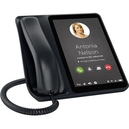 Teléfono de sobremesa Noabe (Jablocom) Raven 3G con pantalla táctil, color negro