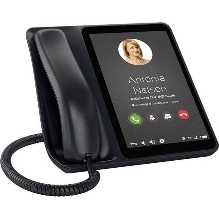 Téléphone de bureau Noabe (Jablocom) Raven 3G à écran tactile, noir