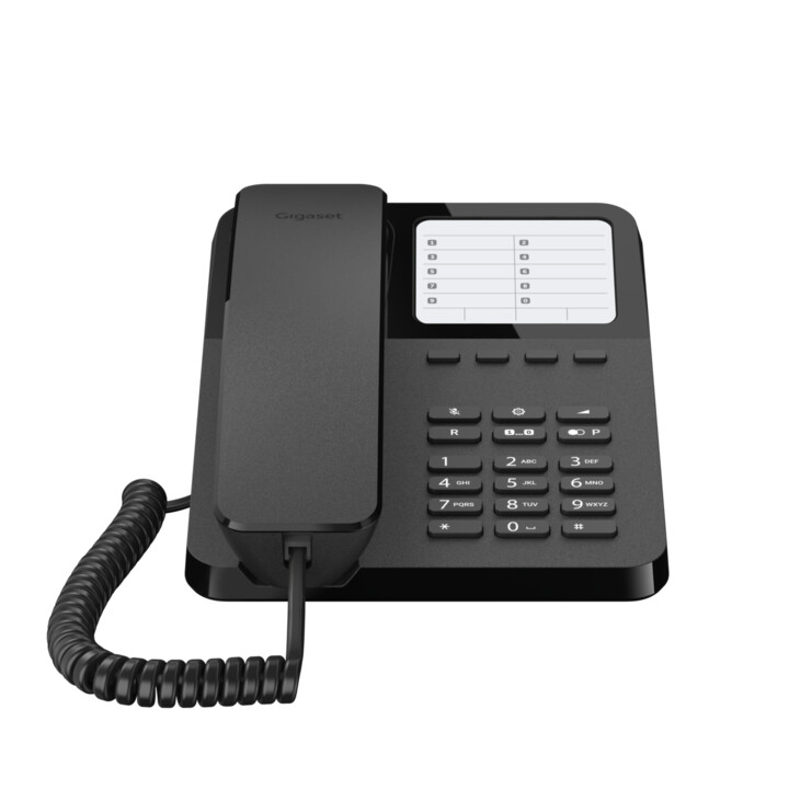 Gigaset DESK 400 nero, telefono analogico
